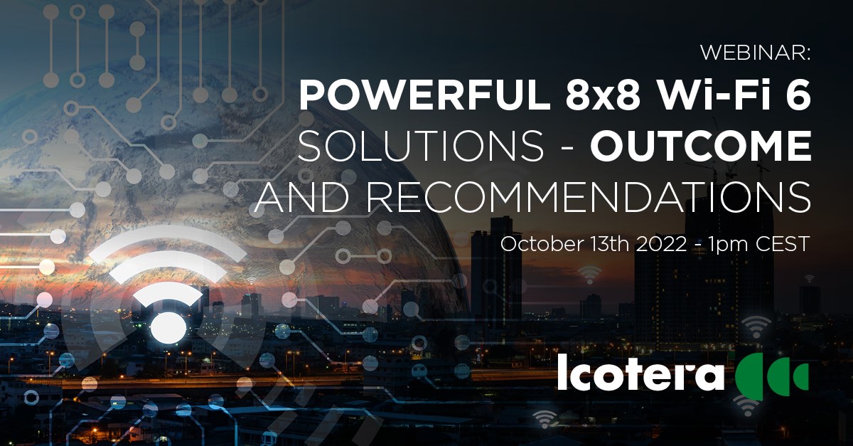 Webinar: Powerful 8x8 Wi-Fi 6 solutions