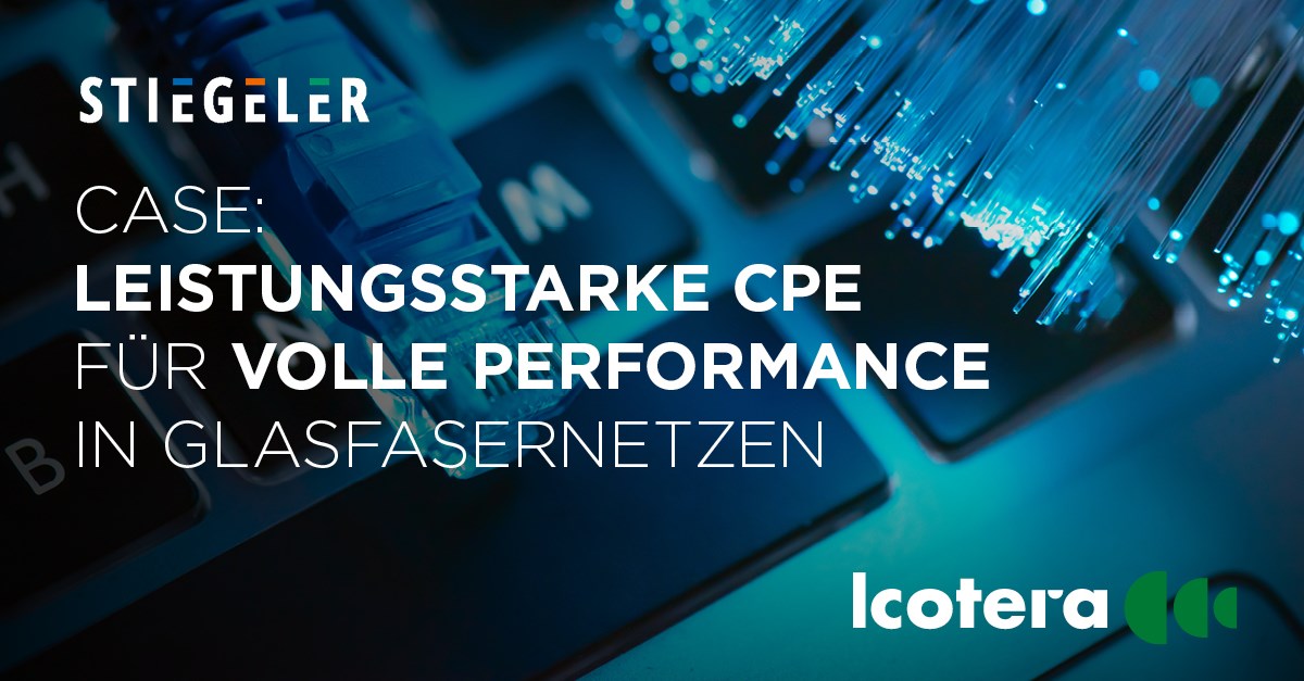 Leistungsstarke CPE für volle performance in glasfasernetzen