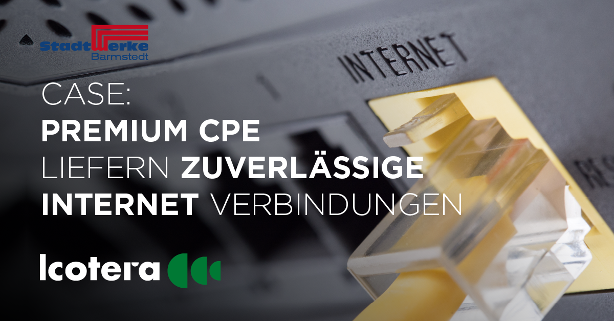 Premium CPE liefern zuverlässige internet verbindungen