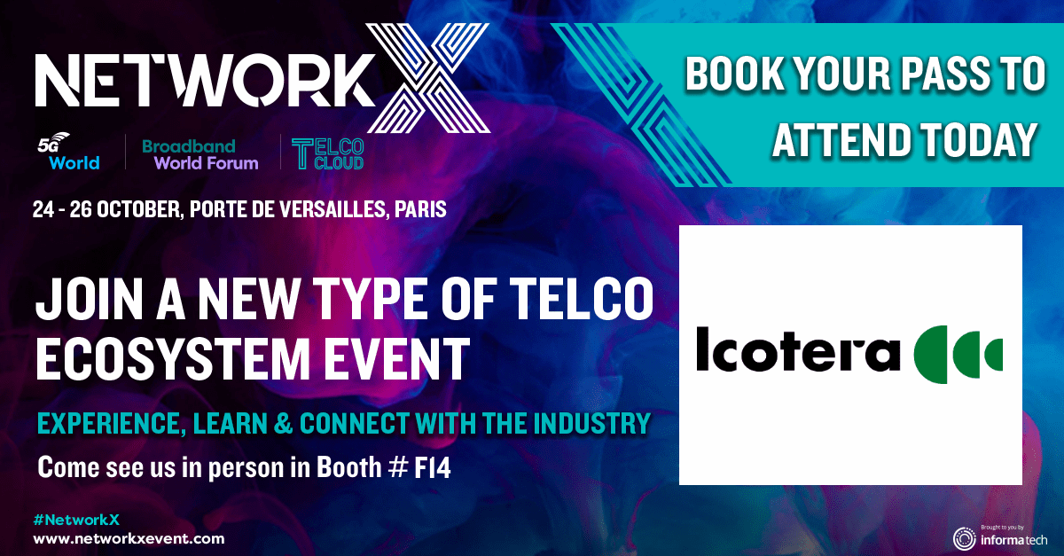 Meet Icotera at Network X 2023 - Booth F14