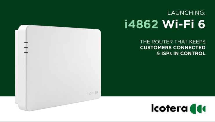 Introducing i4862 - New Icotera Wi-Fi 6 router