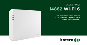 Introducing i4862 - New Icotera Wi-Fi 6 router